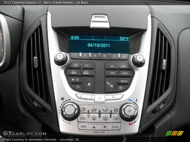 Black Granite Metallic / Jet Black 2011 Chevrolet Equinox LT