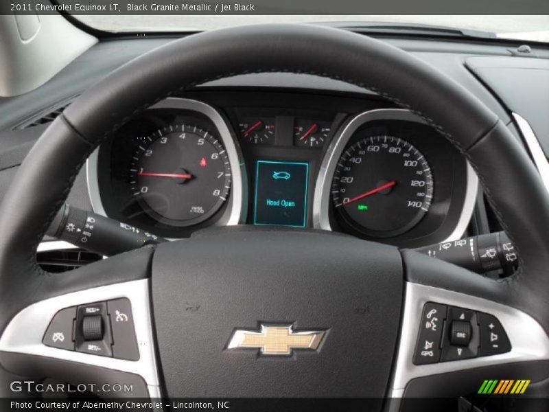 Black Granite Metallic / Jet Black 2011 Chevrolet Equinox LT