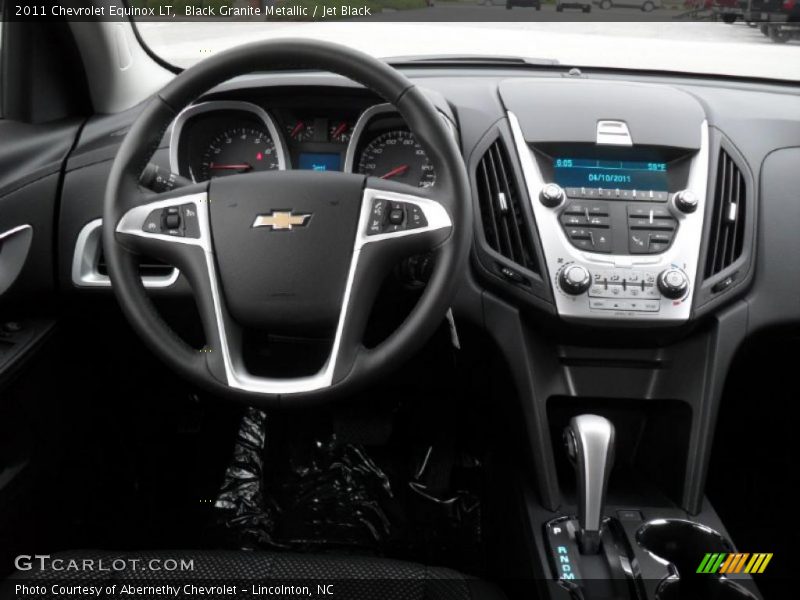 Black Granite Metallic / Jet Black 2011 Chevrolet Equinox LT