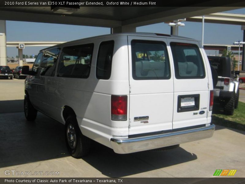 Oxford White / Medium Flint 2010 Ford E Series Van E350 XLT Passenger Extended
