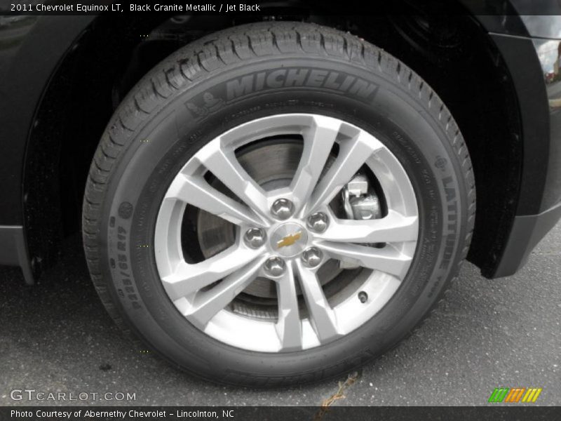 Black Granite Metallic / Jet Black 2011 Chevrolet Equinox LT