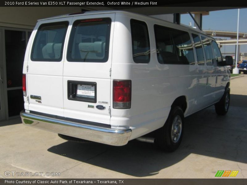 Oxford White / Medium Flint 2010 Ford E Series Van E350 XLT Passenger Extended