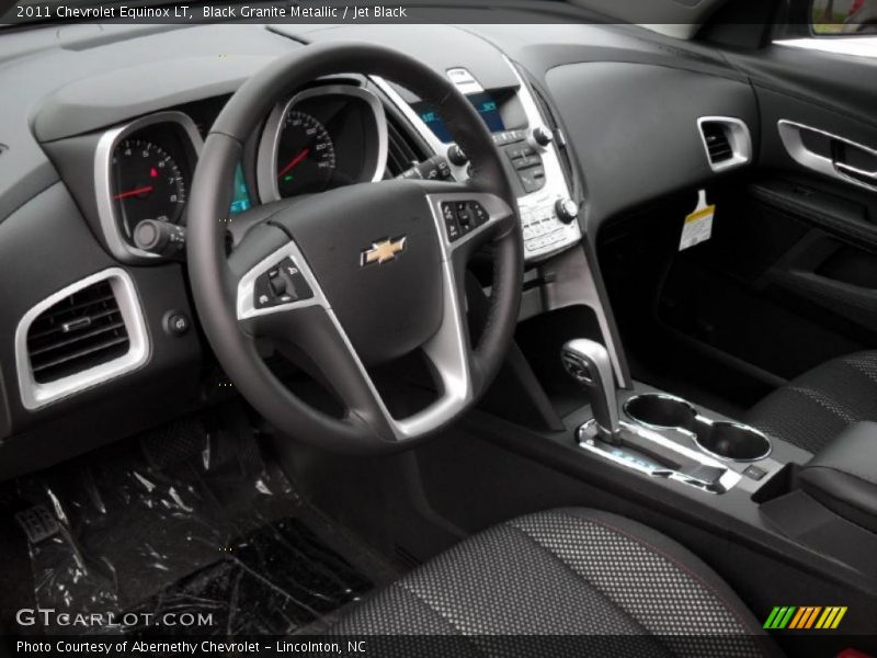 Black Granite Metallic / Jet Black 2011 Chevrolet Equinox LT