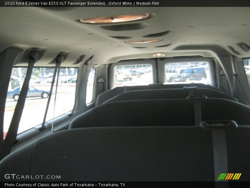 Oxford White / Medium Flint 2010 Ford E Series Van E350 XLT Passenger Extended