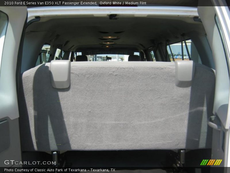 Oxford White / Medium Flint 2010 Ford E Series Van E350 XLT Passenger Extended