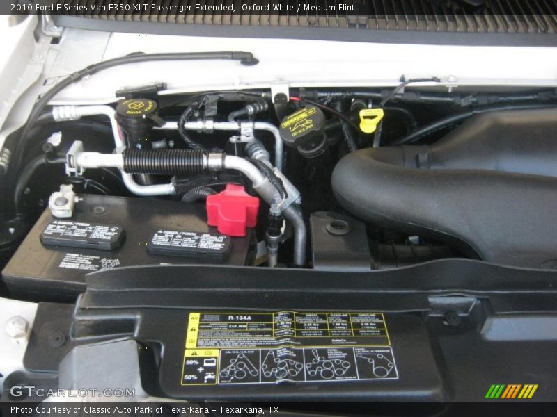 Oxford White / Medium Flint 2010 Ford E Series Van E350 XLT Passenger Extended