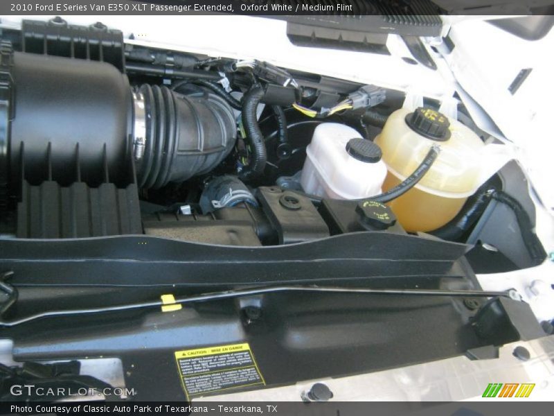 Oxford White / Medium Flint 2010 Ford E Series Van E350 XLT Passenger Extended