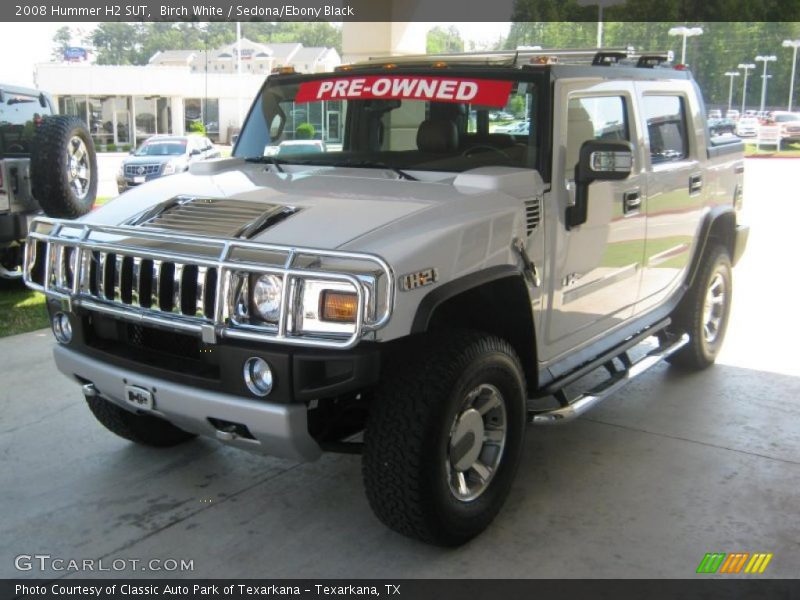 Birch White / Sedona/Ebony Black 2008 Hummer H2 SUT