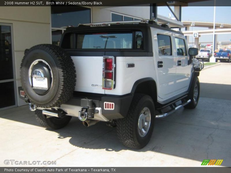 Birch White / Sedona/Ebony Black 2008 Hummer H2 SUT