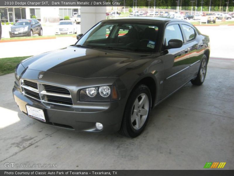 Dark Titanium Metallic / Dark Slate Gray 2010 Dodge Charger SXT