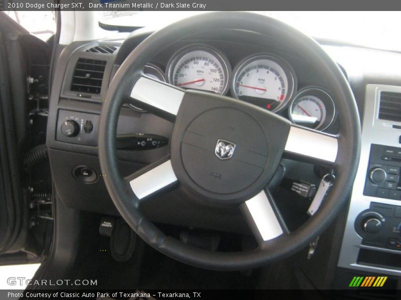 Dark Titanium Metallic / Dark Slate Gray 2010 Dodge Charger SXT