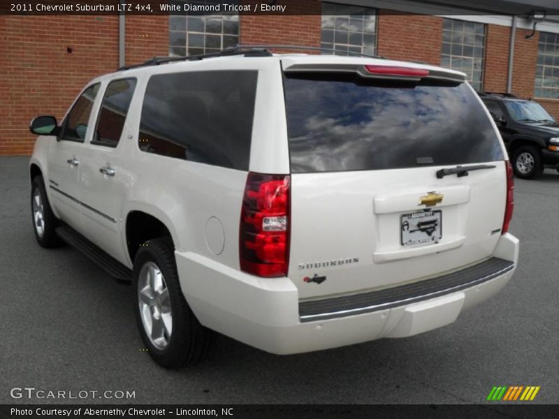 White Diamond Tricoat / Ebony 2011 Chevrolet Suburban LTZ 4x4