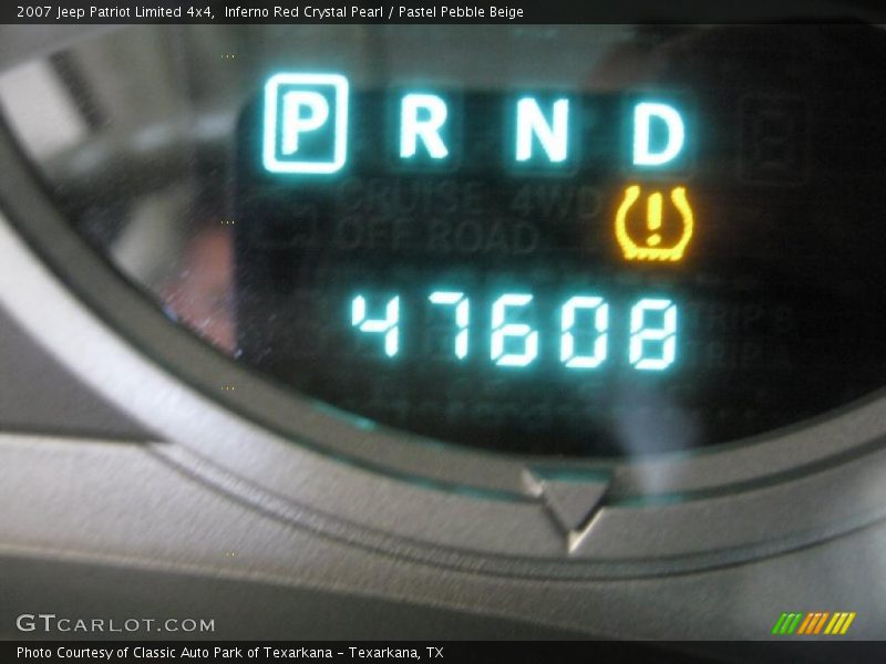 Inferno Red Crystal Pearl / Pastel Pebble Beige 2007 Jeep Patriot Limited 4x4