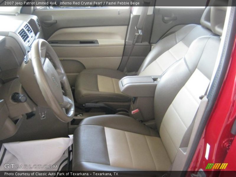 Inferno Red Crystal Pearl / Pastel Pebble Beige 2007 Jeep Patriot Limited 4x4