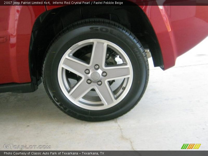 Inferno Red Crystal Pearl / Pastel Pebble Beige 2007 Jeep Patriot Limited 4x4