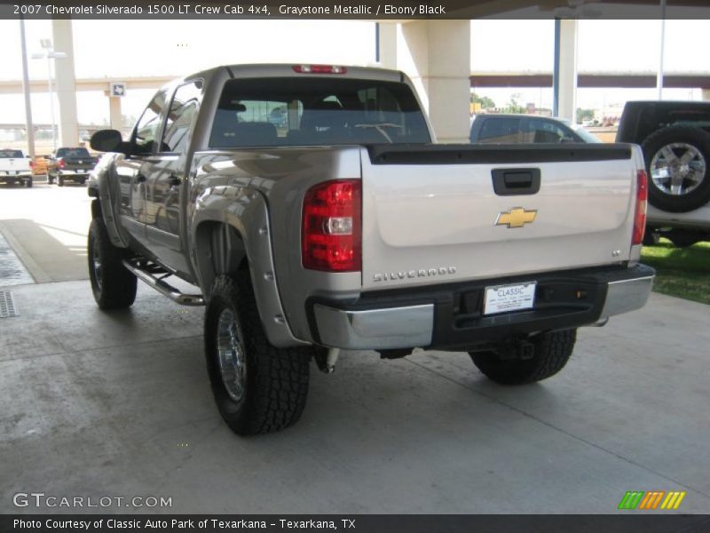 Graystone Metallic / Ebony Black 2007 Chevrolet Silverado 1500 LT Crew Cab 4x4