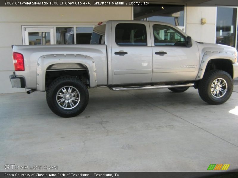 Graystone Metallic / Ebony Black 2007 Chevrolet Silverado 1500 LT Crew Cab 4x4