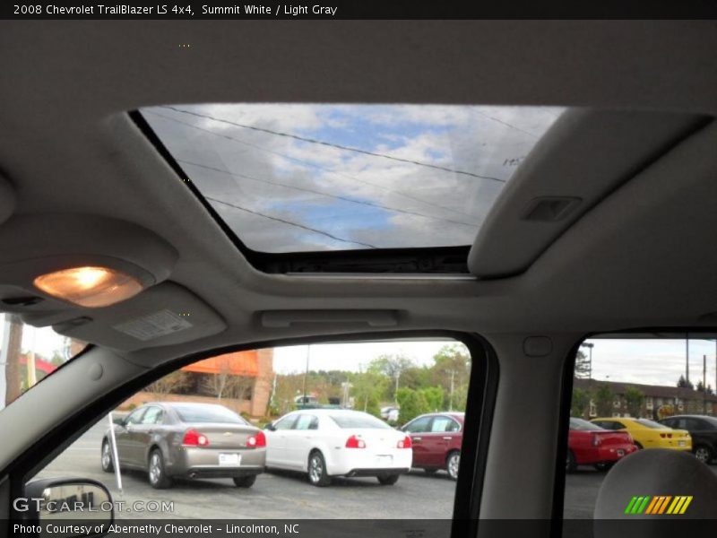 Summit White / Light Gray 2008 Chevrolet TrailBlazer LS 4x4