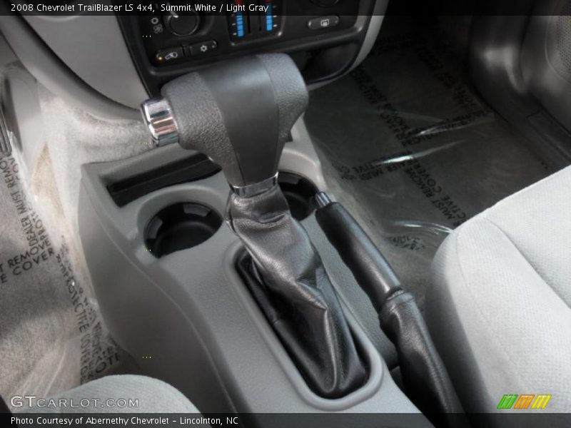Summit White / Light Gray 2008 Chevrolet TrailBlazer LS 4x4