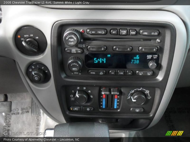 Summit White / Light Gray 2008 Chevrolet TrailBlazer LS 4x4