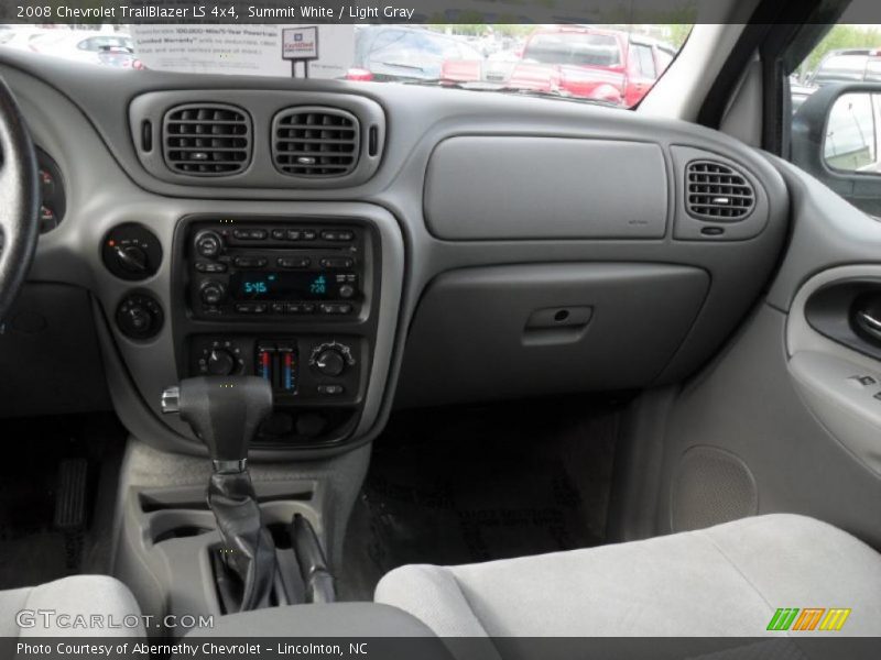 Summit White / Light Gray 2008 Chevrolet TrailBlazer LS 4x4