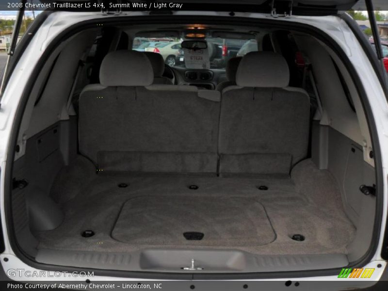 Summit White / Light Gray 2008 Chevrolet TrailBlazer LS 4x4