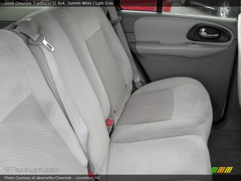 Summit White / Light Gray 2008 Chevrolet TrailBlazer LS 4x4
