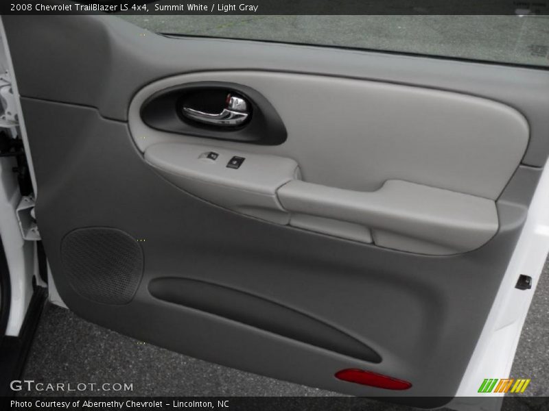 Summit White / Light Gray 2008 Chevrolet TrailBlazer LS 4x4