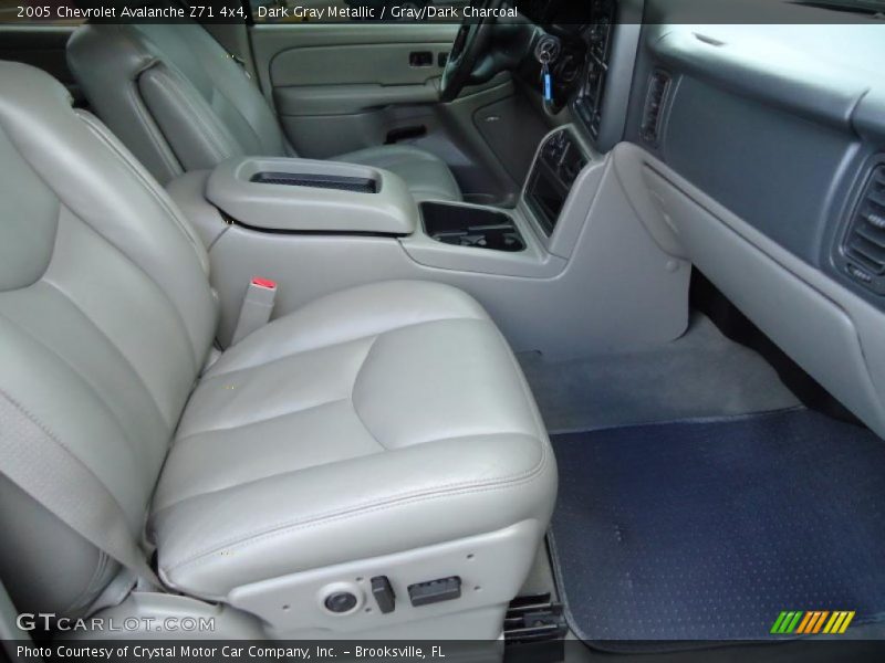 Dark Gray Metallic / Gray/Dark Charcoal 2005 Chevrolet Avalanche Z71 4x4