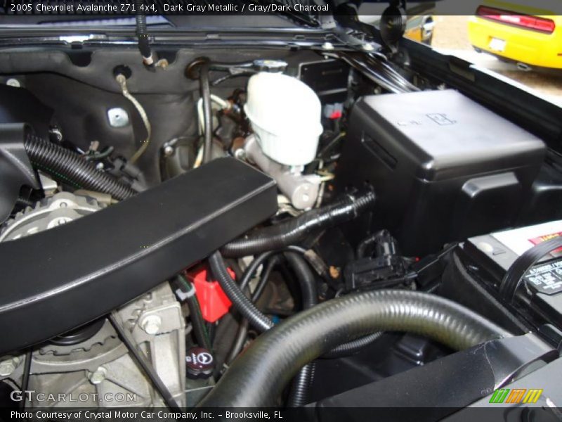 Dark Gray Metallic / Gray/Dark Charcoal 2005 Chevrolet Avalanche Z71 4x4