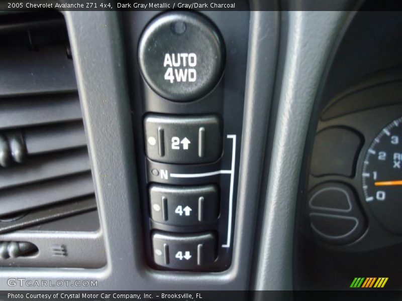Dark Gray Metallic / Gray/Dark Charcoal 2005 Chevrolet Avalanche Z71 4x4
