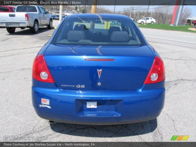 Electric Blue Metallic / Ebony 2007 Pontiac G6 Sedan