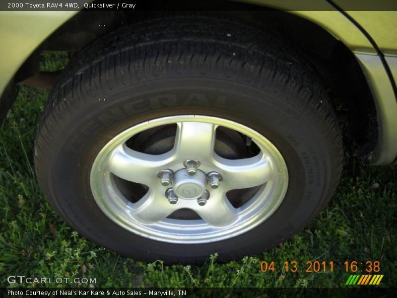 Quicksilver / Gray 2000 Toyota RAV4 4WD