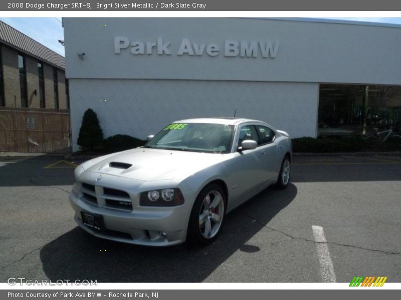 Bright Silver Metallic / Dark Slate Gray 2008 Dodge Charger SRT-8