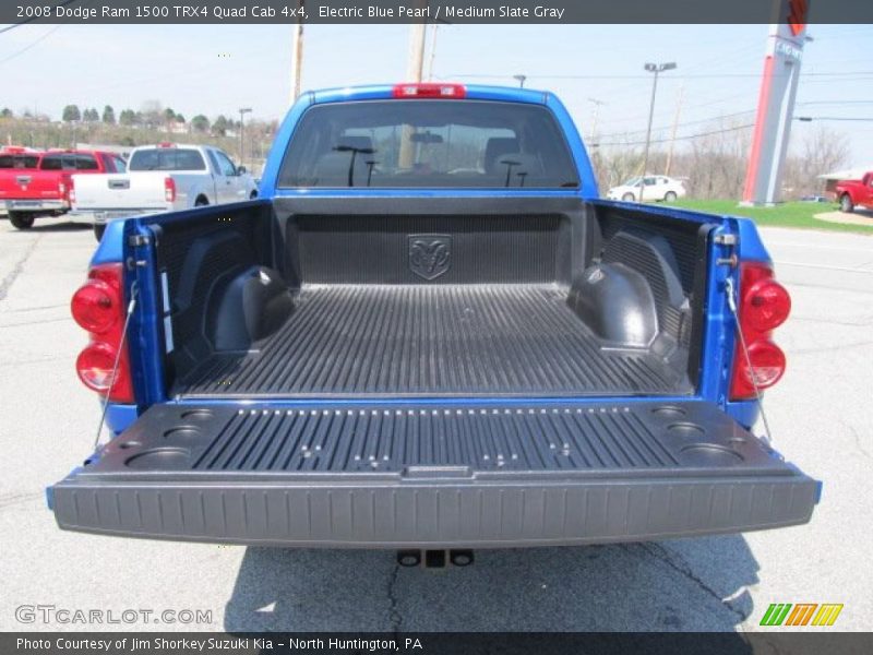 Electric Blue Pearl / Medium Slate Gray 2008 Dodge Ram 1500 TRX4 Quad Cab 4x4