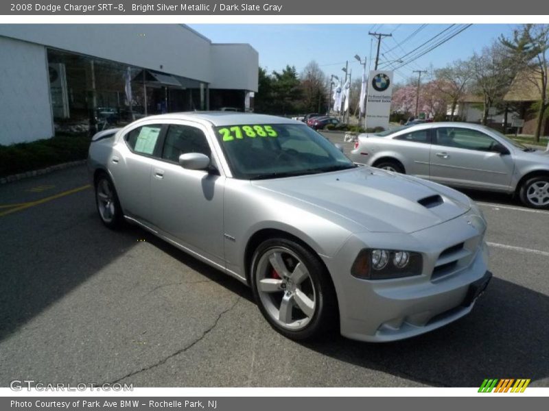 Bright Silver Metallic / Dark Slate Gray 2008 Dodge Charger SRT-8