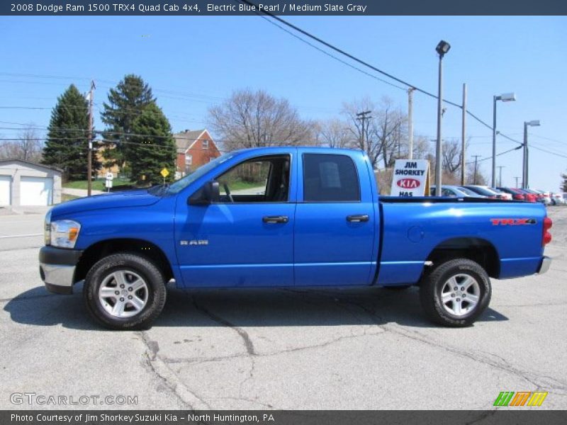  2008 Ram 1500 TRX4 Quad Cab 4x4 Electric Blue Pearl