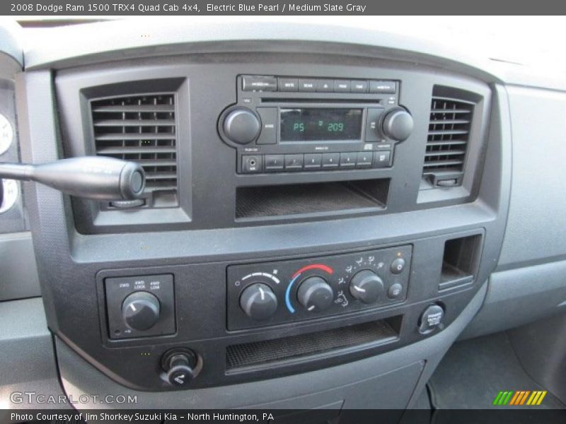 Controls of 2008 Ram 1500 TRX4 Quad Cab 4x4