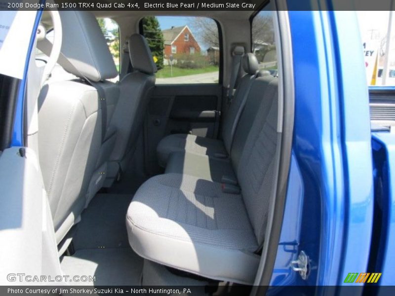 Electric Blue Pearl / Medium Slate Gray 2008 Dodge Ram 1500 TRX4 Quad Cab 4x4