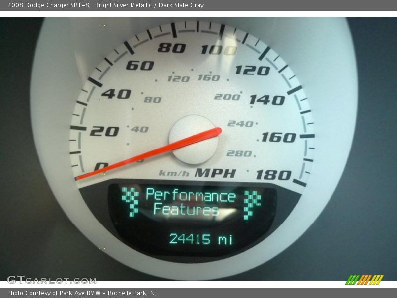 Bright Silver Metallic / Dark Slate Gray 2008 Dodge Charger SRT-8