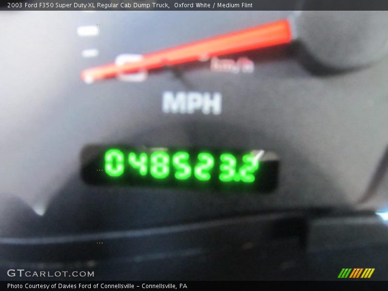 Oxford White / Medium Flint 2003 Ford F350 Super Duty XL Regular Cab Dump Truck