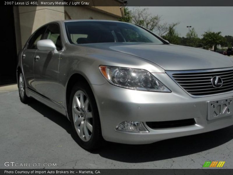 Mercury Metallic / Light Gray 2007 Lexus LS 460