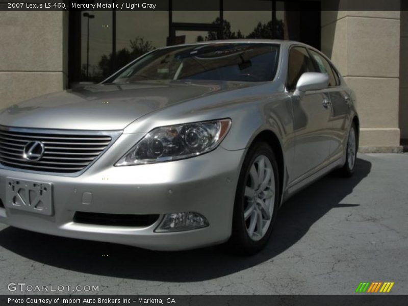 Mercury Metallic / Light Gray 2007 Lexus LS 460