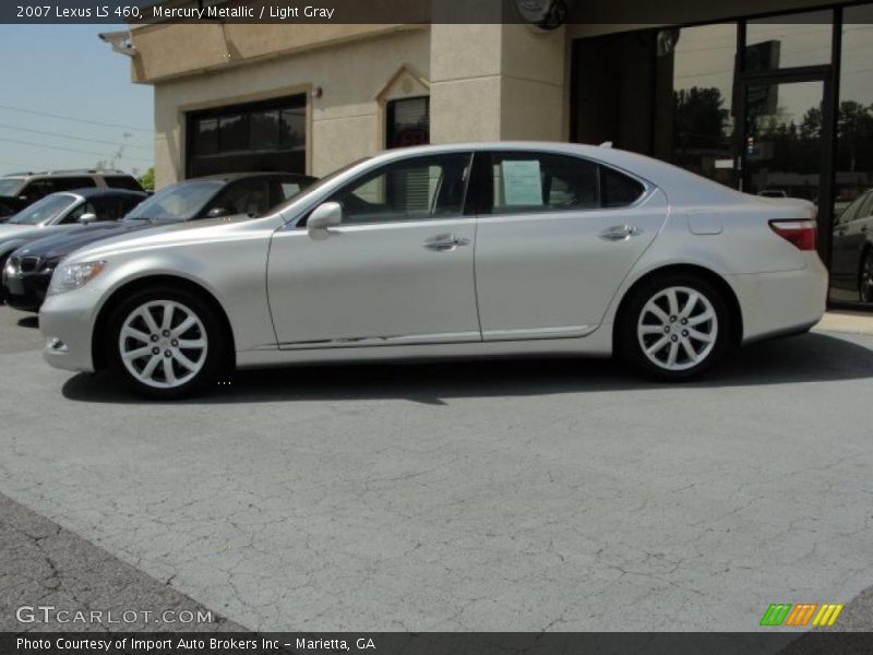 Mercury Metallic / Light Gray 2007 Lexus LS 460