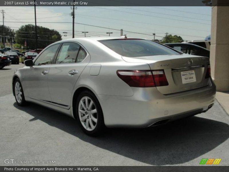Mercury Metallic / Light Gray 2007 Lexus LS 460