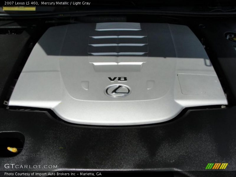 Mercury Metallic / Light Gray 2007 Lexus LS 460