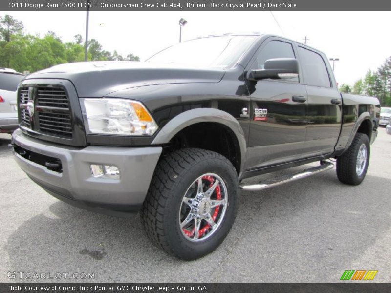  2011 Ram 2500 HD SLT Outdoorsman Crew Cab 4x4 Brilliant Black Crystal Pearl