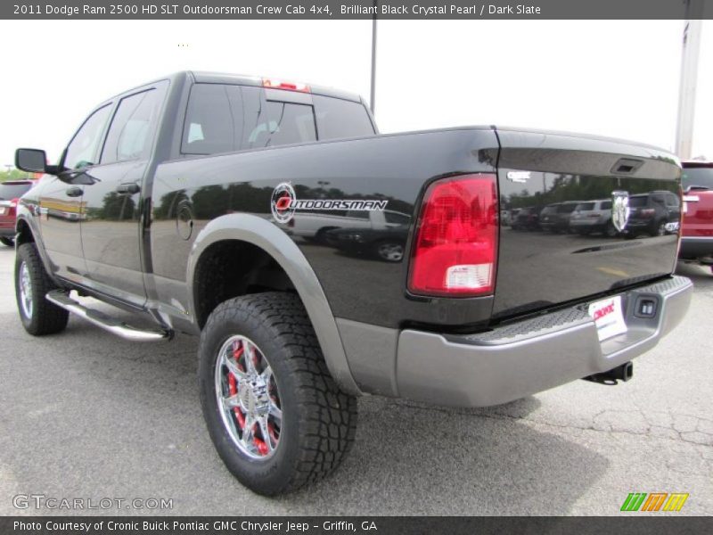  2011 Ram 2500 HD SLT Outdoorsman Crew Cab 4x4 Brilliant Black Crystal Pearl