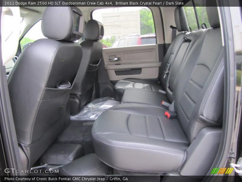 Brilliant Black Crystal Pearl / Dark Slate 2011 Dodge Ram 2500 HD SLT Outdoorsman Crew Cab 4x4