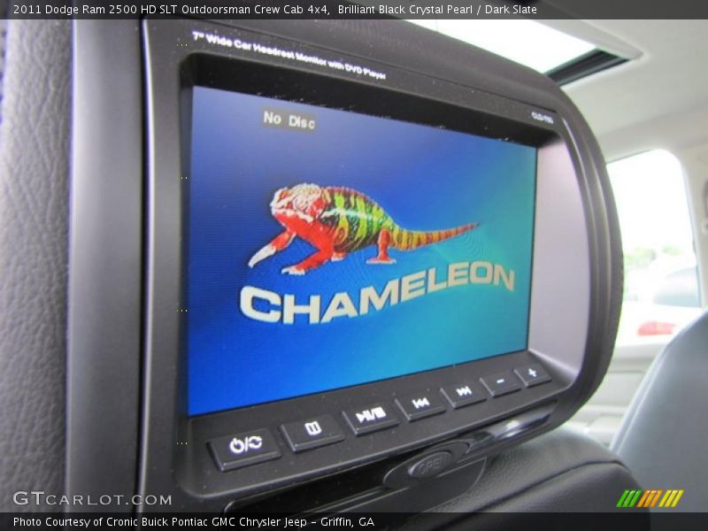 Brilliant Black Crystal Pearl / Dark Slate 2011 Dodge Ram 2500 HD SLT Outdoorsman Crew Cab 4x4